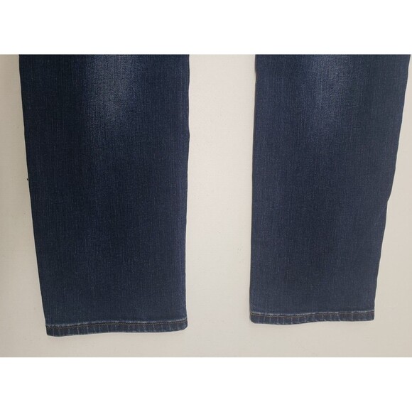 Blue Monkey Jeans Mens Size 34 x 32 Distressed Exc. Used Cond Dark Wash Whiskers - Picture 10 of 10